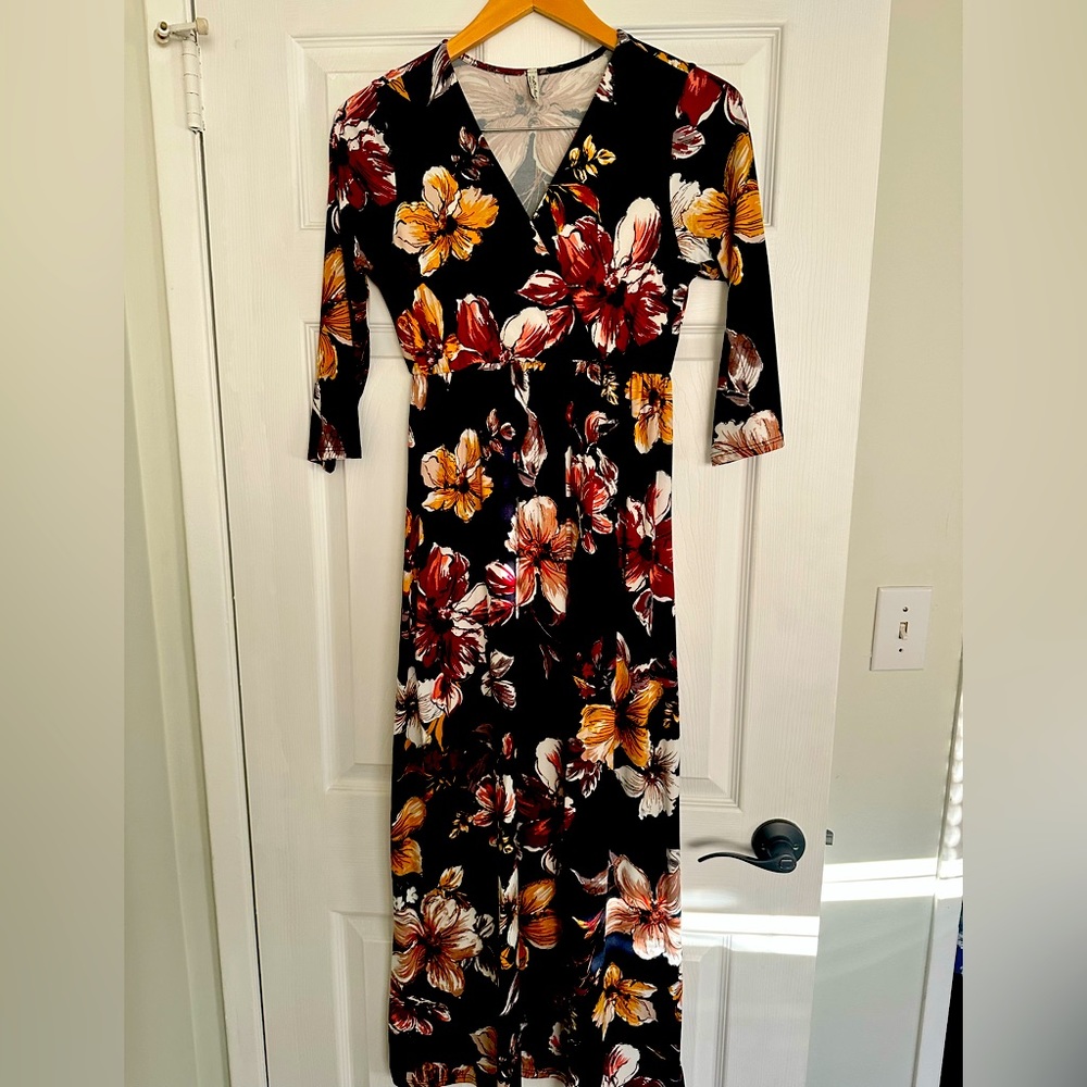Maternity maxi dress